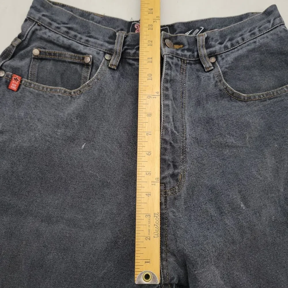 Vintage R&B Jeans 32x32 Baggy Wide Leg Carpenter Denim Y2K 90s Skate Grunge